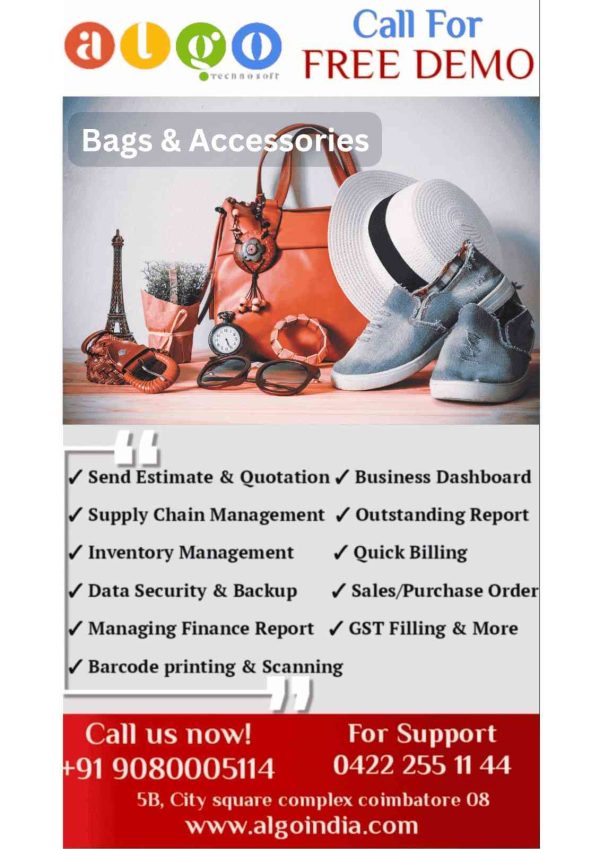 Bags & Accessories Billing Software in Chennai