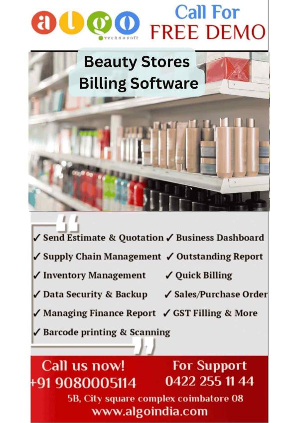 Beauty Stores Website Design & Website Development in Ariyalur