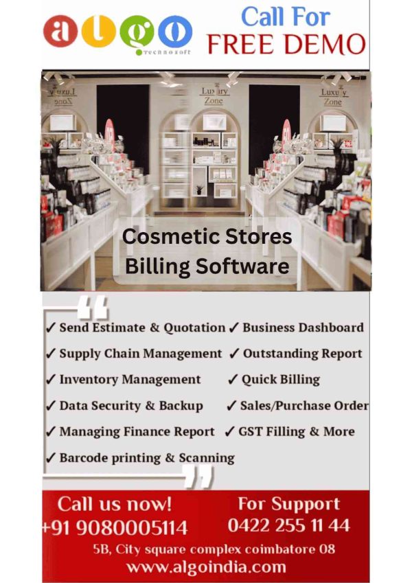 Cosmetic Stores Website Design & Website Development in Dharmapuri