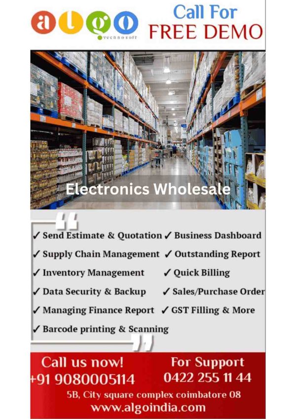 Electronics Wholesale Website Design & Website Development in Ariyalur