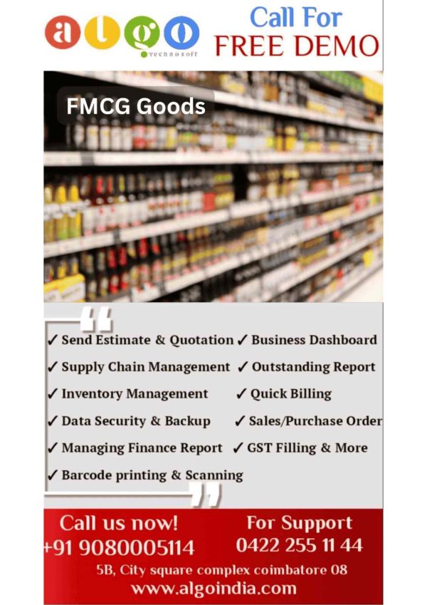 FMCG Goods Billing Software in Cuddalore