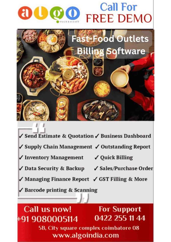 Fast-Food Outlets Website Design & Website Development in Chennai