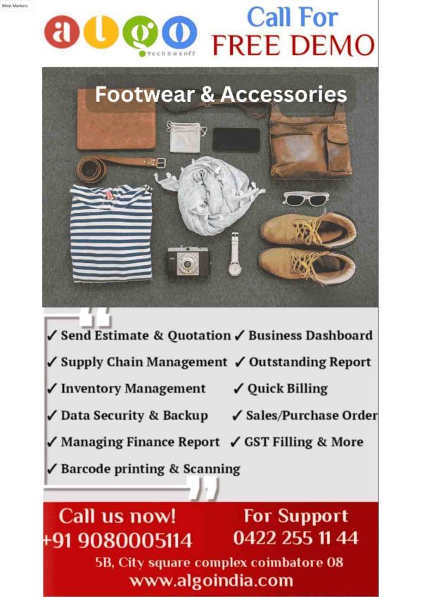 Footwear & Accessories E-Commerce in Chengalpattu