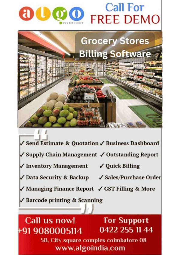 Grocery Stores Website Design & Website Development in Chennai