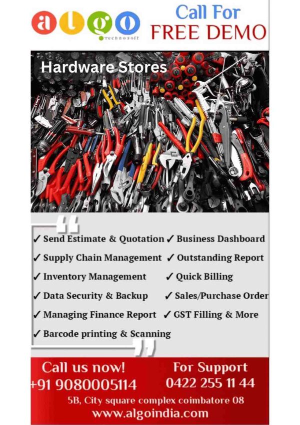 Hardware Stores Website Design & Website Development in Coimbatore