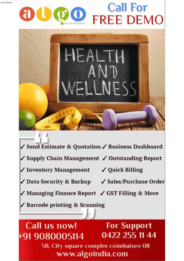 Health & Wellness Billing Software in Chengalpattu