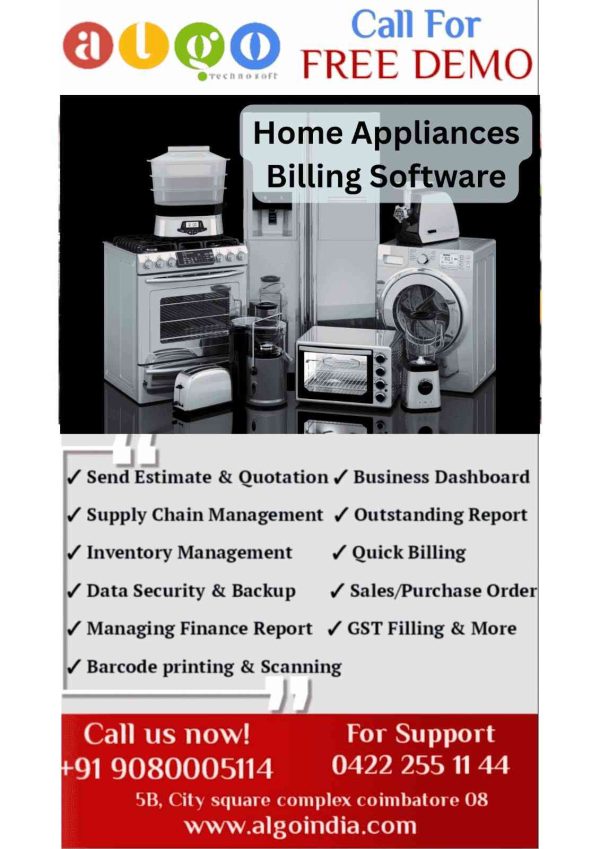 Home Appliances E-Commerce in Coimbatore