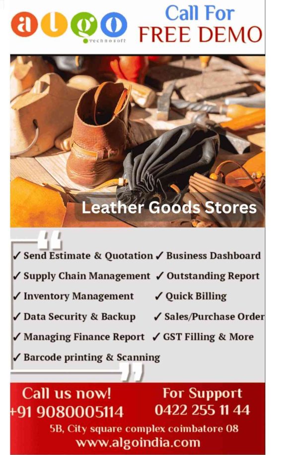 Leather Goods Stores E-Commerce in Ariyalur