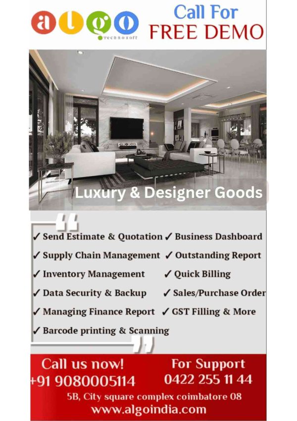 Luxury & Designer Goods Billing Software in Chennai