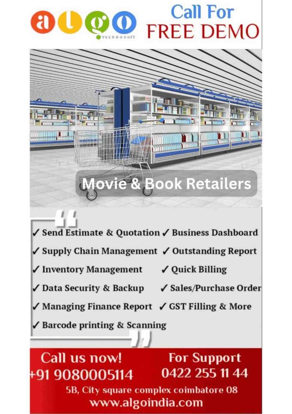 Movie & Book Retailers E-Commerce in Cuddalore