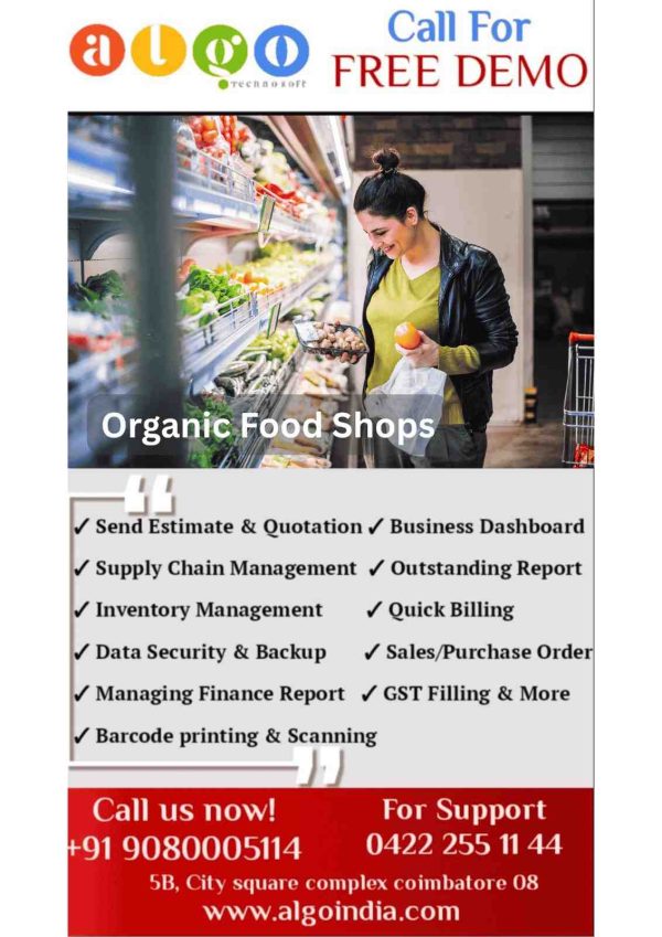 Organic Food Shops E-Commerce in Chennai