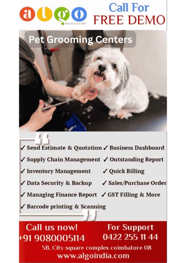 Pet Grooming Centers E-Commerce in Coimbatore