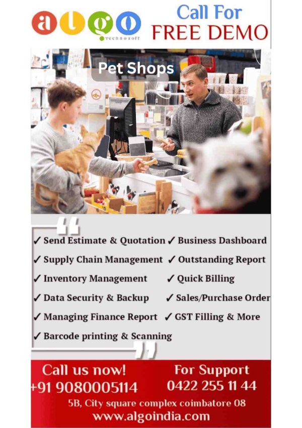 Pet Shops Website Design & Website Development in Dharmapuri