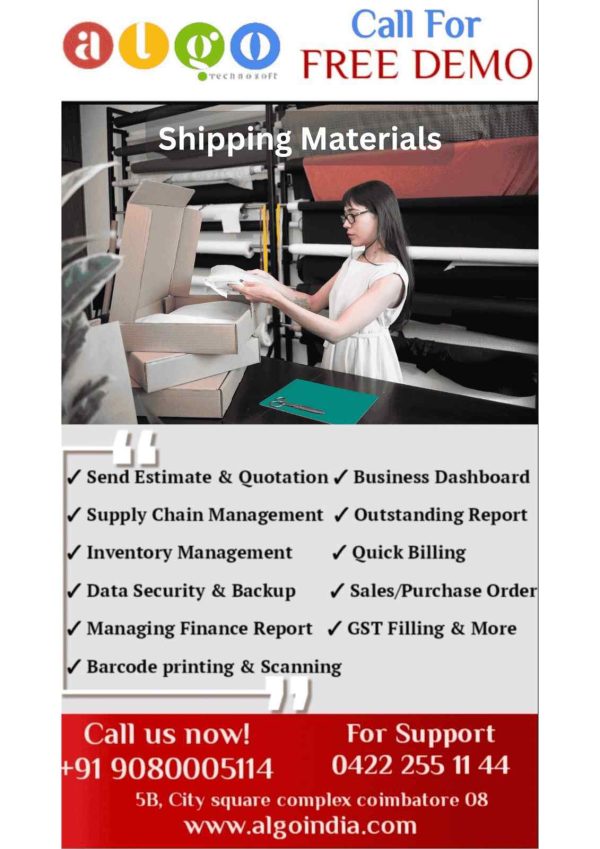 Shipping Materials Website Design & Website Development in Cuddalore