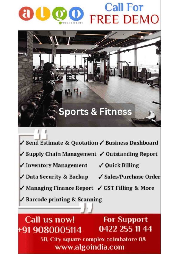 Sports & Fitness Website Design & Website Development in Ariyalur