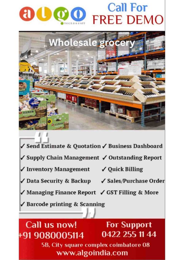 Wholesale grocery Website Design & Website Development in Tiruchirappalli
